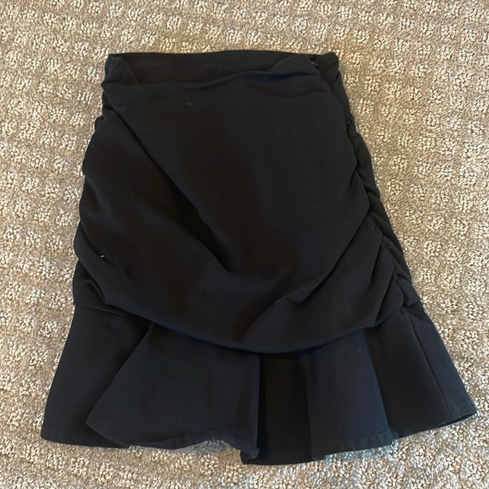 Katie J NYC Tween Black Rouched Skirt